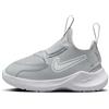 NIKE Flex Runner 3 TD, Sneaker, Wolf Grey/White, 19.5 EU