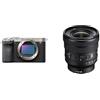 Sony Alpha 7CII di Sony | Fotocamera mirrorless full-frame (compatta, 33 MP, autofocus in tempo reale, 10 fps, video in 4K, display touch orientabile) + Lente SELP1635G (Argento)