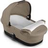 CYBEX Navicella per culla Gold GAZELLE S, dalla nascita a circa 6 mesi (max. 9 kg), per CYBEX Gazelle S ed e-Gazelle S, beige mandorla