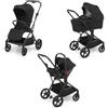 Foppapedretti Spritz I-Size, Sistema Modulare Combinato per Bambini, Navicella Passeggino e Seggiolino auto I-Size, Licorice
