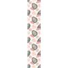 Ambiance Sticker Carta da parati in tessuto non tessuto pre-incollato, rotolo di carta da parati tropicale, foglie di palma rosa, adesivo decorativo, 1 rotolo di altezza 300 x larghezza 60 cm