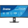 iiyama ProLite XCB3494WQSU-B1 Monitor PC 86,4 cm (34") 3440 x 1440 Pixel UltraWide Quad HD LED Nero