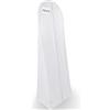 Niviy 1 Pezzo Custodia Porta Abito da Sposa 60×180CM Copriabiti Antipolvere Sacchetti per Abiti da Sposa,Sacchetti per Indumenti con Tasca Trasparente,per Cappotti Lunghi e Abiti da Sera（Bianco)