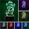 Wolobox Lampada LED Anime Manga Dr. Stone Senku Ishigami Cambia colore USB Luce notturna e decorazione