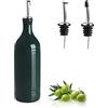 Sweejar Home Grande Bottiglia Dispenser in Ceramica per Olio d'Oliva, Ampolla Opaca Protegge Riduce l'Ossidazione, Adatta per la Conservazione di Olio, Aceto, Salsa di Soia e Altri Liquidi per Cucina
