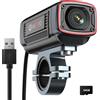 AKEEYO AKY-710S Telecamera per Moto/Bici 4K 28fps, 2K 55fps,Grandangolo 142°, IP67, 5MP, Registrazione Loop e di Emergenza, Monitoraggio Parcheggio,Bicicletta,Sport All'aperto,Scheda da 64GB