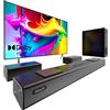 Hiwill 5.1.2CH Dolby Atmos Soundbar, Home Theater per TV, Impianto Dolby Surround, Soundbar TV con subwoofer da 6,5, 2 altoparlanti surround posteriori, 2 driver laterali e 2 driver up-firing