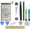 OnlyTech - Kit di riparazione Batteria per Samsung Galaxy S10E SM-G970-3100mAh - con 10 Strumenti e Adesivo