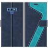 MOBESV Custodia per Samsung Galaxy Note 9, Cover a Libro Magnetica Custodia in Pelle per Samsung Galaxy Note 9, Elegante Blu