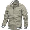AIEOE Giacca Leggera da Uomo Casual Antivento Bomber Giubbino Classica Primavera Estate Giacchetto