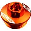SCAR Tappo Olio Motore Compatibile con KTM SX SXF SX-F EXC TPI EXCF 50 65 85 125 150 250 300 350 450 500 06-26 - Arancione