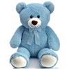 BEJOY 90cm orsacchiotto di peluche peluche per fidanzata e bambini 36inch orsacchiotti, azzurro