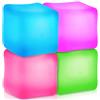 Pipihome 4 Pezzi Antistress per Bambini e Adulti, Pallina Giocattoli Squeeze Antistress Fidget Toys, Cubo di Ghiaccio Palla Sensoriale Giocattolo Antistress, Giocattoli da Spremere Morbidi (A)