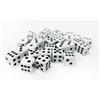 Warlord Games Set di 30 dadi D6 da 10 mm (bianchi)