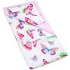 PinkZebra Set di 3 pezzi di biancheria da letto per bambole, coperta + cuscino + materasso, fino a 43 cm, per carrozzina di bambola, per letto di bambola, Farfalle