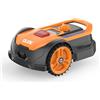 VILLAGER QUIX XS - Robot tosaerba compatto da 18 V a batteria fino a 300 m² - 160 mm di larghezza di taglio, altezza di taglio 20-50 mm, sensore di pioggia, protezione PIN, stazione di ricarica auto