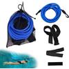 Amindz Cinture di Nuoto,300cm Cinture da Piscina Regolabile, Elastico per Nuoto Statico, Cinture da Allenamento per la Nuotata Adulti e Bambini, per L'allenamento di Resistenza al Nuoto