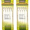 PRO FILSTAR Set di 10 Ami da Pesca con Filo Trecciato e Cuneo - Amo N6,Corda Intrecciata 10cm,DIA 0.12mm - Method Feeder - Hair Rig - Boiles Carpfishing - Pesca Accessori Carpa - Attrezzatura da Pesca