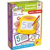 Liscianigiochi Calculs - Mini ardoise magique - CAROTINA - Apprentissage des chiffres