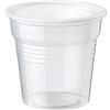 Generico 1000 Bicchierini Caffè in Plastica 80 ml trasparenti 10 confezioni da 100 pz bicchieri piccoli macchinetta caffè ufficio bar per uso quotidiano negozio