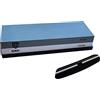 SMI Pietra Affilacoltelli Pietra per Affilare Coltelli Grana 400/1000 - Pietra per Affilare, Coltello da Cucina Cote Whetstone con base in silicone e guida angolare