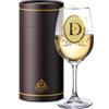 CROWNLY CRYSTAL® Bicchieri Natalizi Vetro Idee Regalo Tazze Personalizzate Compleanno Genitori Laurea (D)