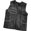 FROLDDRW Gilet da addestramento per Cani Abbigliamento da addestramento per Cani Gilet Estivo Multifunzionale con Cerniera Cappotto Resistente Gilet da, Nero
