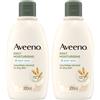 Aveeno Bagnoschiuma Daily Moisturising, Bagnodoccia Idratante per Pelli Normali e Sensibili all'Avena 300 ml 2x300 Gel doccia