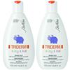 BioNike Triderm Baby Bagno Olio 2x500 ml da bagno