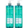 Aderma (Pierre Fabre It.SpA) A-Derma Biology AC Gel Detergente 400ml - Pelle grassa a tendenza acneica, anti-imperfezioni Set da 2 2x400 ml detergente
