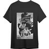 Comic Studio Tom & Jerry Maglietta | Licenza Ufficiale |V2| Unisex | Nero | M T-Shirt, M
