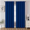 CUCRAF Tende oscuranti blu reale, lunghezza 213,4 cm, set di 2 pannelli, con tasca per asta, tende oscuranti per camera da letto e soggiorno, isolamento termico dalla luce, 132 x 213 cm (larghezza x