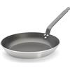De Buyer Classic Padella Alluminio Antiaderente Choc cm. 32, 8180.32, Acciaio e Nero, Diametro 32 cm