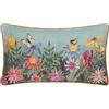 furn. Wylder Nature Country Wilds Blossom Meadow Cuscino ricco di piume stampato - Blu cielo - 30x50 cm