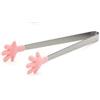 nijosa Pinza in silicone a forma di dito pinza resistente al calore per barbecue mini pinza per insalata da 5 pollici pinza per frutta per cubetti di ghiaccio, zucchero e barbecue, rosa