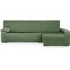 Eysa Italia copridivano per mini chaise longue con bracciolo lungo lato destro vista frontale colore verde design Luz