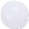 DOITOOL Paralume cilindrico, per esterni, da soffitto, in acrilico, a forma di sfera, colore bianco, durevole