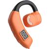 Qiebenav Chiamate in vivavoce Auricolari compatibili con Bluetooth Trasmissione rapida Auricolare wireless 1 Pc Auricolare Enc Cancellazione del rumore Display a Led Hifi Sound Air Orange