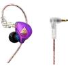 Qiebenav Auricolari con monitor da palco Cuffie cablate in-ear con potente bobina magnetica Φ10mm Suono Hifi Subwoofer Telefono Corsa Sport Multicolore Senza Microfono