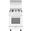 GLEM GAS S.P.A. Glem Cucina forno a Gas A654vx Bianco
