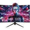 KTC Monitor Gaming Curvo 27 pollici, 165Hz, 2K 1440p 2560 x 1440 Schermo (K3H)