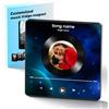Dliombpe Magnete da Frigorifero con Musica Personalizzato Può Riprodurre Canzoni, compleanno Natale San Valentino Regalo di Coppia, Calamita Personalizzata con Foto e Canzoni Spotify(Stile 04)