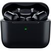 Razer Hammerhead True Wireless 2nd Gen - Auricolari wireless con illuminazione RGB, Tecnologia di cancellazione attiva del rumore ANC, Modalità Gaming a 60 ms, Nero, Standard