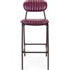 Bizzotto Sgabello bar Debbie bordeaux vintage