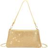 Valleycomfy Pochette Argento Donna Elegante Borsa da Cerimonia Clutch Borsetta, Argento