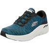 Skechers Arch Fit 2.0-Sneaker da Uomo, Scarpe da Ginnastica, Blu, 45 EU X-Larga