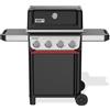Weber Barbecue a 4 bruciatori SPIRIT E-410, GPL, griglia in ghisa smaltata, 8200W - Nero