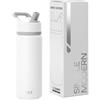 Simple Modern Borraccia Termica con Cannuccia per Bambini | Bottiglia Acqua in Acciaio Inossidabile Isolato per Sport e Palestra | Summit | 530ml | Winter White