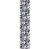 Ambiance Sticker Carta da parati in tessuto non tessuto pre-incollato, rotolo da carta da parati con tulipani e fiori di ciliegio, adesivo decorativo, 1 rotolo da 300 x 60 cm
