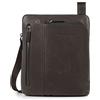 Piquadro Black Square, Borsa Messenger Uomo, Marrone (Testa di Moro), 4x27x23.5 cm (W x H x L)